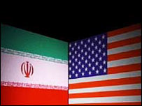 پرچم ایران و آمریکا