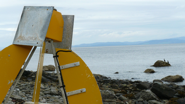 Buoy washed ashore on north Arran