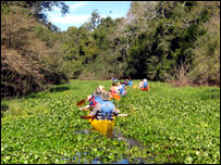 Canoeing takes you places you've never been!' 