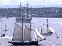 Tall Ships on the Mersey