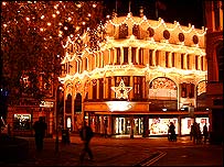Christmas lights in Norwich