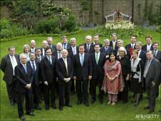 The Cabinet with Patrick McLoughlin on the back row left c/o AFB/Getty 