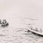 Picking up 32 survivors from the SS Nancy Miller, sank by a Japanese submarine.