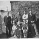 Me and my family - I am seated on the far right - my brother is pictured on the left.
