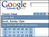 گاهنامه گوگل