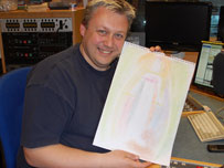 David with his aura picture