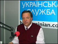 Олександр Тодійчук на Бі-Бі-Сі. Фото з архіву