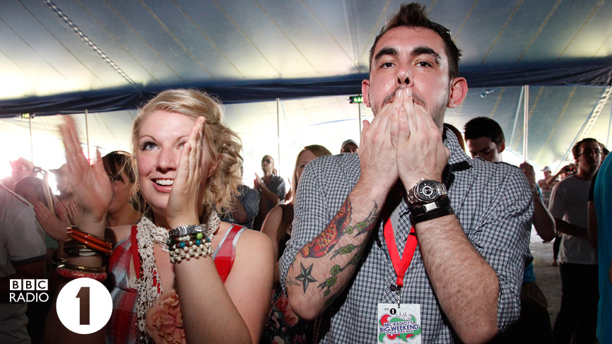 Photos of the Radio 1's Big Weekend audience on Sunday