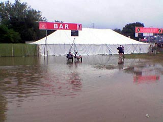 A typical Glastonbury watering hole