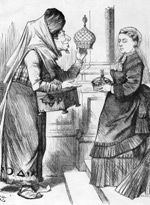 Punch cartoon depicting Disraeli naming Victoria Empress of India (Getty Images/Hulton Archive)