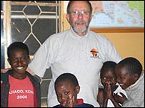 David Rushbrook at Kajiado Children's Home