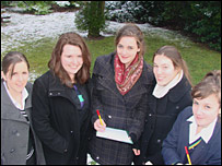 Katie (Y12); Sophie (Y12); Becky (Y13); Rachel (Y13); and Sarah (Y10)