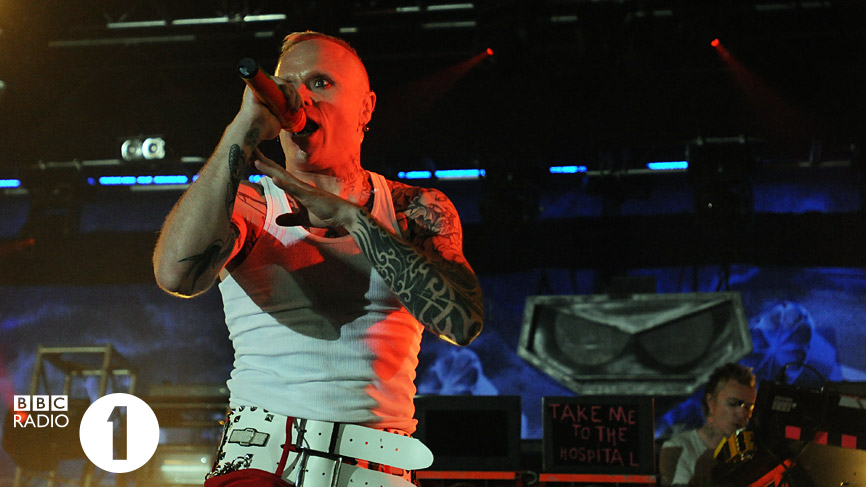 The Prodigy at on the main stage at Big Weekend