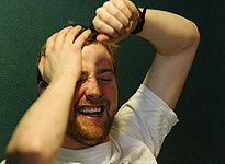 Ricky Wilson of Kaiser Chiefs in the 6 Music studio