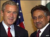 صدر بش اور صدر مشرف