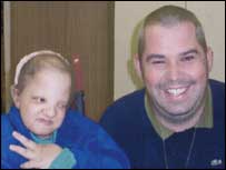 David Burgess-Pearson and his disabled passenger Tammy