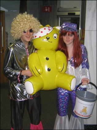 Dressing up to raise money