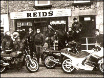 Leather jackets, mullets and, inexplicably, not a girlfriend between us. 