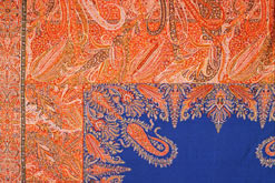 Woolen shawl c.1865, picture courtesy of Paisley Museum, Renfrewshire Arts and Museums Service