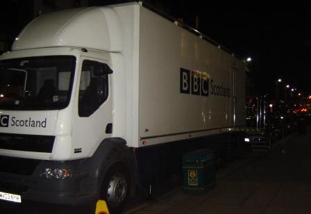 outside broadcast truck