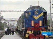 Moskova - Grozni seferi yapan tren