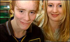 Charlotte with her trainer Lindy 