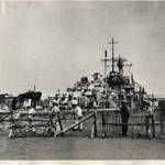 GERMAN CRUISER NURENBURG IN COPENHAGEN 1945