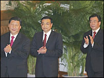 Các gương mặt mới trong ban thường trực bộ chính trị TQ