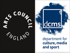 Arts Council and DCMS logos