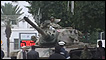 Tanque do Exército nas ruas de Túnis