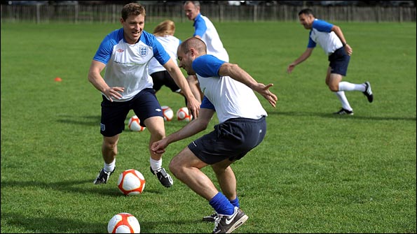 Action from the 'Football Needs You' launch