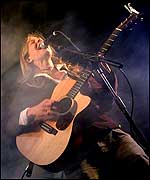 Amy performing at the Goldcoast Oceanfest