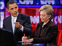  ہیلری اور اوبامہ