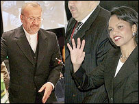 رايس و متکی