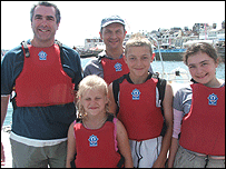 Brian, Richard, Emily, Jacob and Olivia from Notts