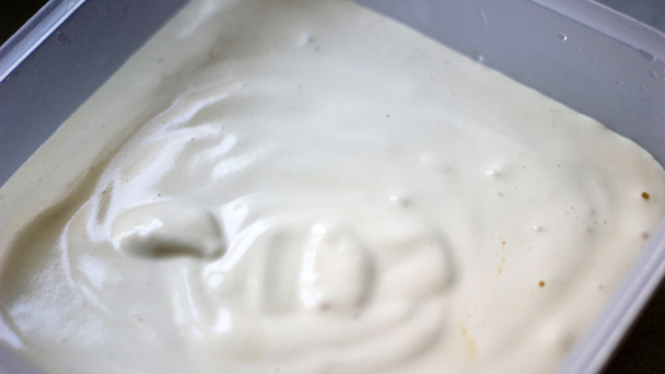 Whisked sabayon ready for chilling.