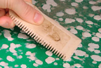 a wax comb