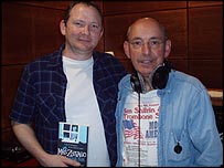 Les with Nick Harvey Adams from Borders 