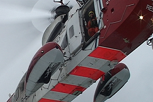 Go on a training mission with the Coast Guard rescue helicopter.