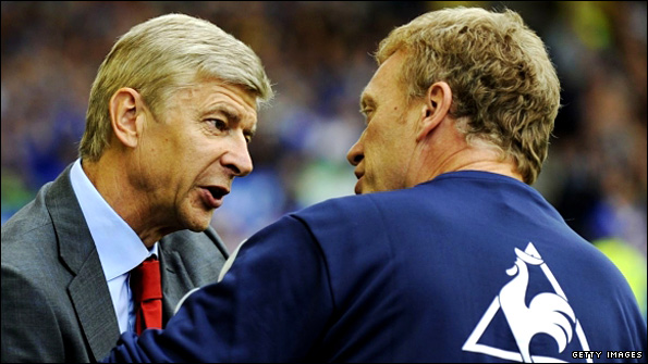 David Moyes and Arsene Wenger