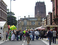 Hope Street festival, and the Anglican Cathedral