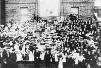 Cymuned Salem Newydd yn ystod 