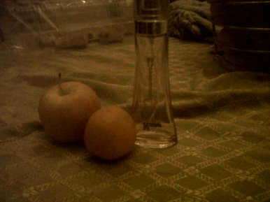 Apple , Orange and Pefume