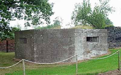 Pill Box at entrance to Scarva House, just outside Scarva village