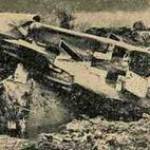 The Biter Bit. Photo reproduced from 'Front Line Eastbourne' by kind permission of the Eastbourne Gazette.