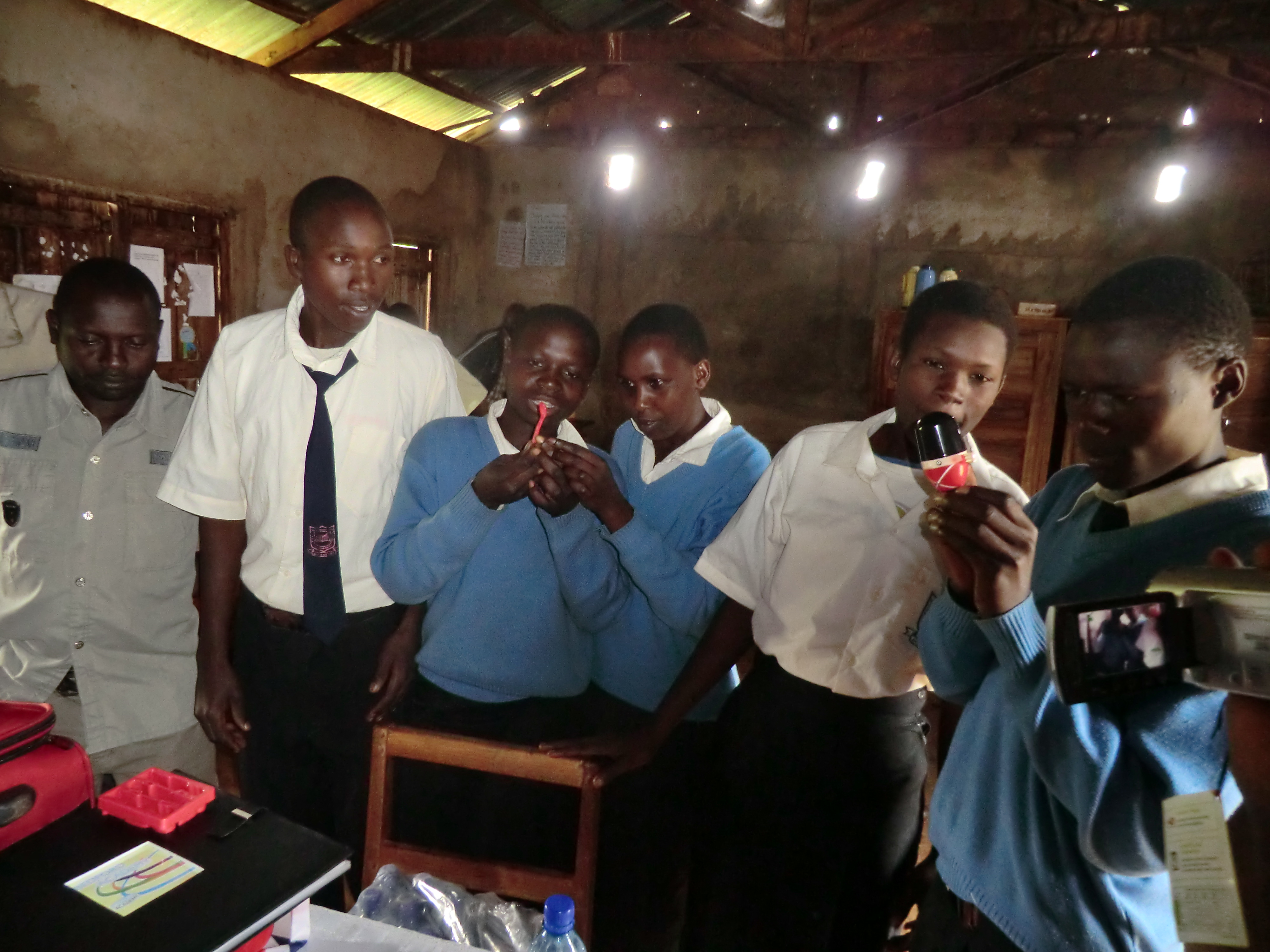 Kenyan students guess what the mystery object is used for... (It's an egg cup!)