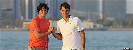 Rafael Nadal y Roger Federer, los amigos