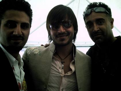 Raj and Pablo with Vivek Oberoi