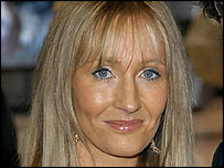 جی کی رولينگ نويسنده رشته داستانهای هری پاتر