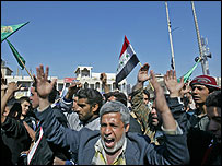 Bağdat'taki Şii göstericiler